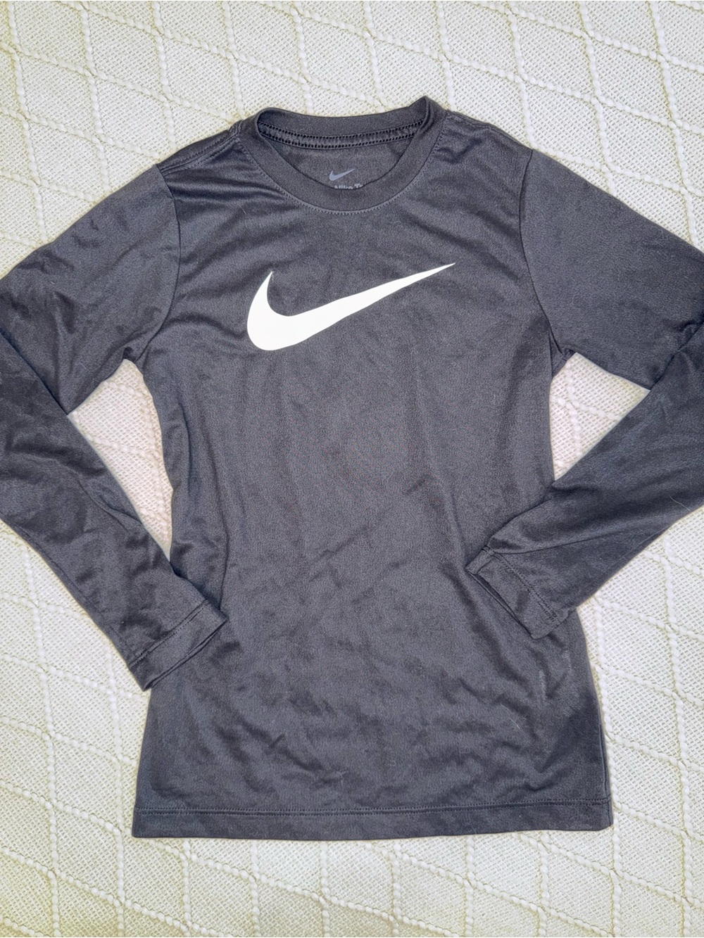 Nike Black Long Sleeve Dri-FIT Top S